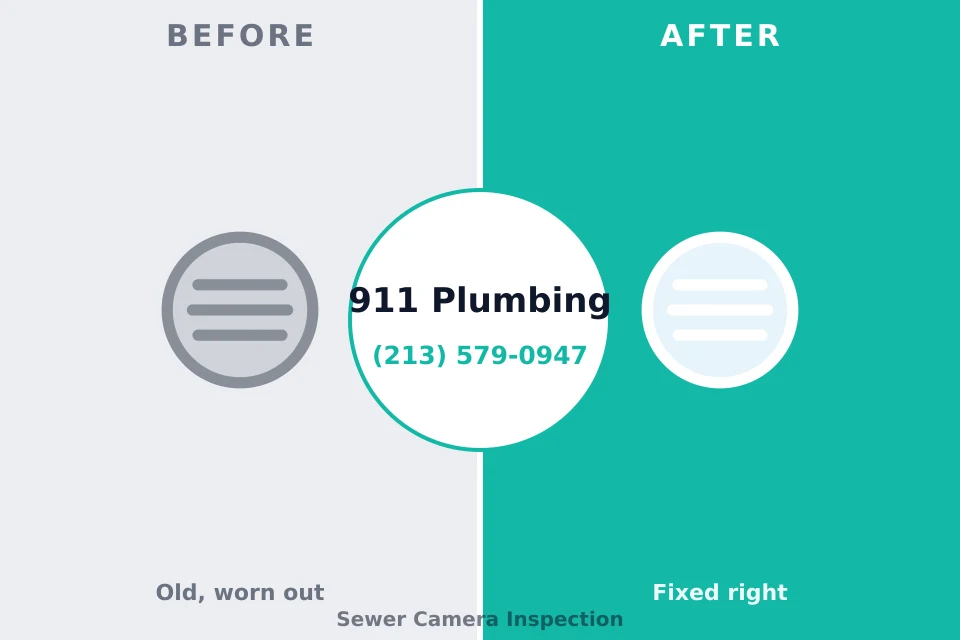 Before and after: plumbing company Williamsport, PA